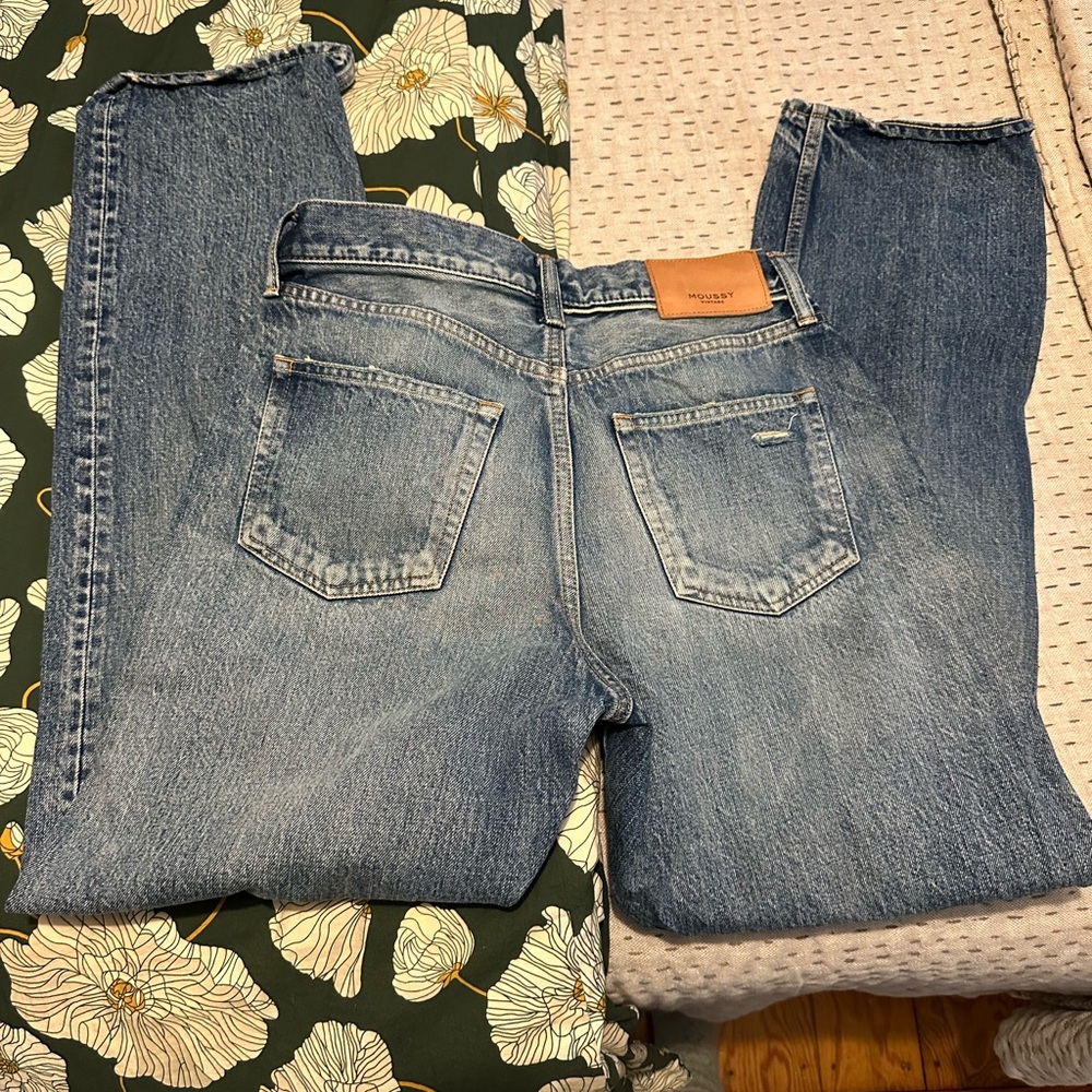 Moussy Mckellar selvedge wide straight